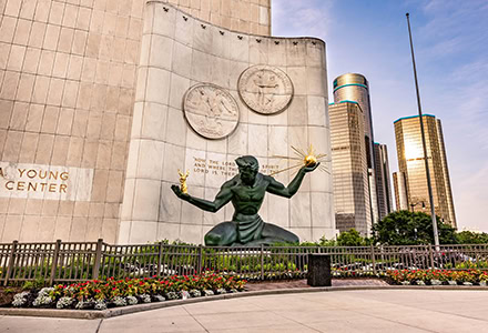 USA/Michigan/Detroit(Spirit of Detroit