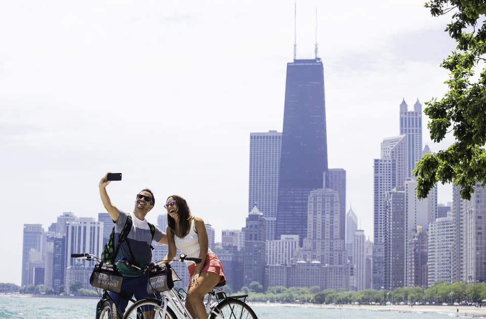 Fahrradtour in Chicago
