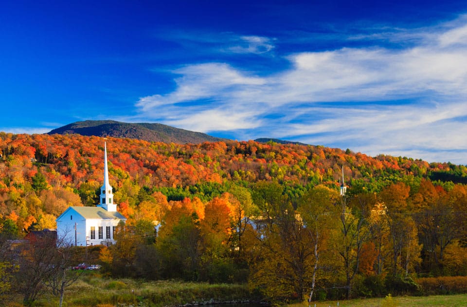 Indian Summer in Stowe Vermont