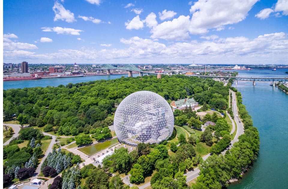 Biosphere Geodesic Dome in Montréal