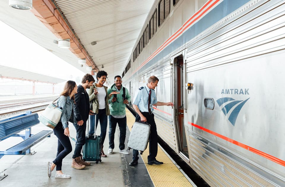 Amtrak USA Einstieg