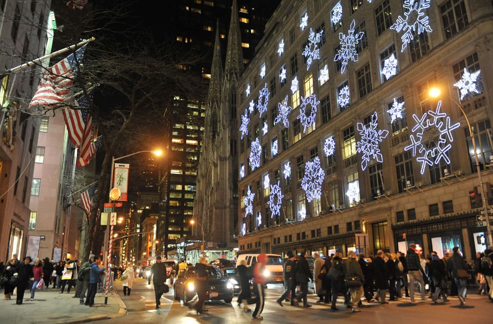 Christmas Shopping in New York City