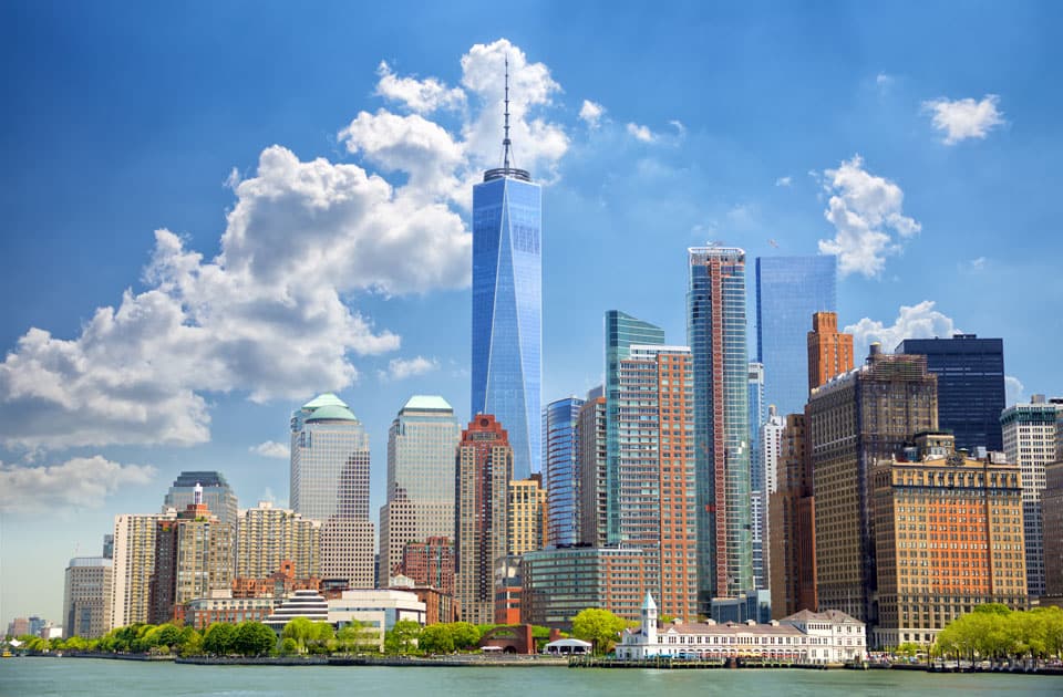 Manhattan Skyline mit One World Trade Center