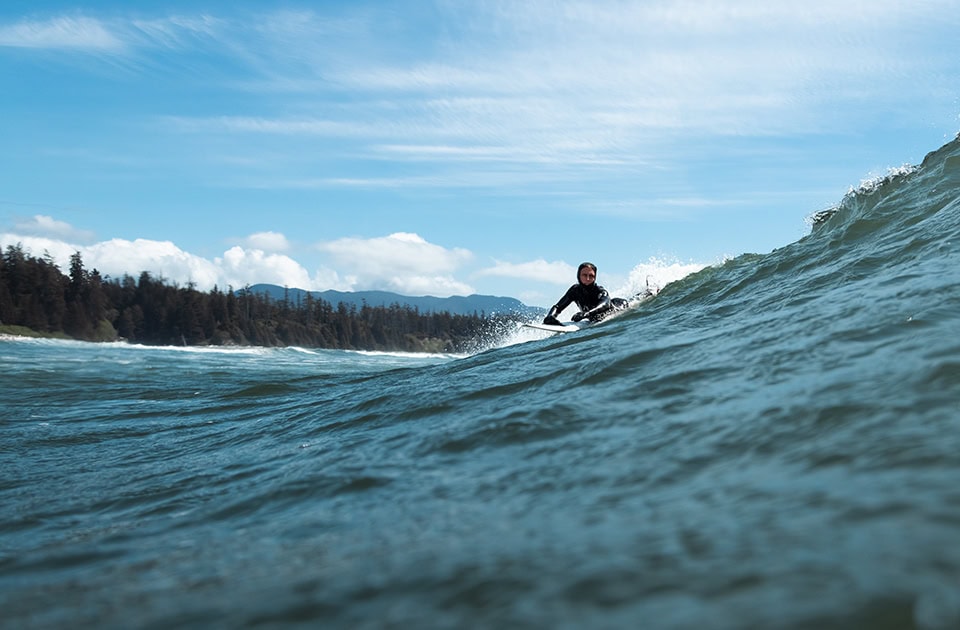 Surfen in Tofino auf Vancouver Island