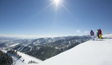 Utah-USA-Schneelandschaft
