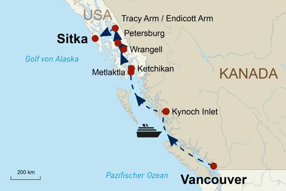StepMap-Karte-CRD-Relaunch-Expeditionskreuzfahrt-von-Vancouver-nach-Sitka-Neu