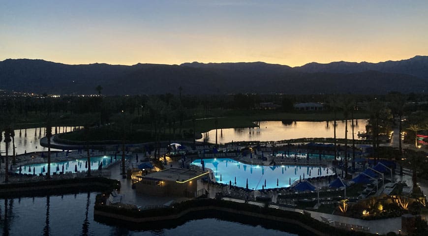 Sonnenuntergang in Palm Springs