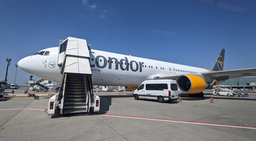 Condor Direktflug Frankfurt-Edmonton