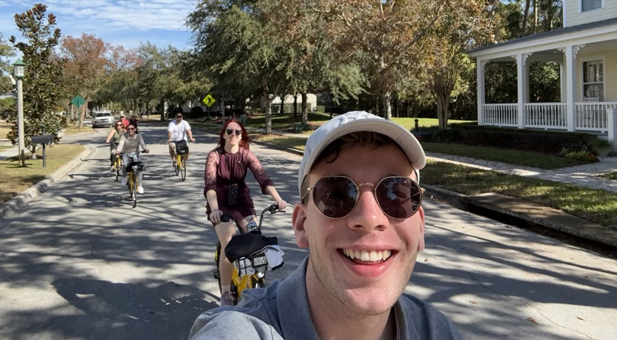Fahrrad Tour durch Celebration Town