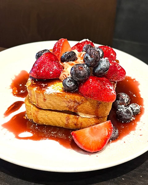Frühstück im Hudson Cafe