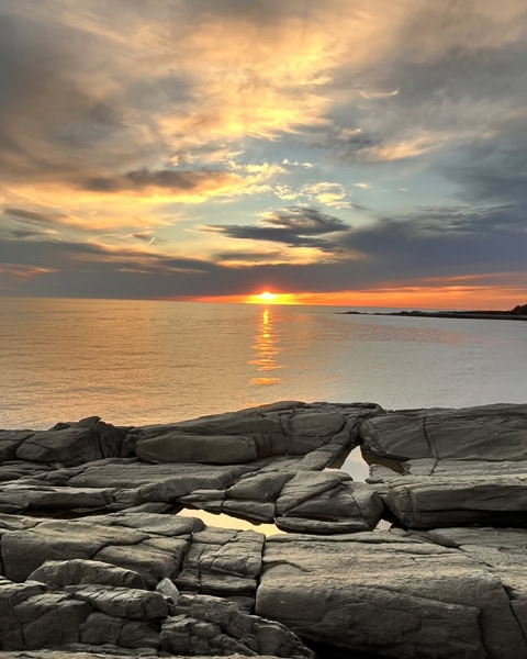 Sonnenuntergang am Cape Forchu