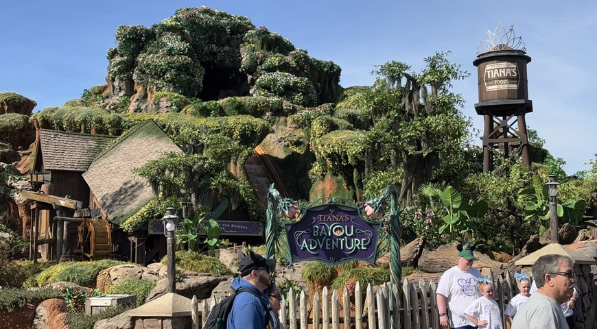 Tianas Bayou Adventure Wasserbahn