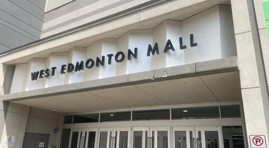 Eingang, West Edmonton Mall
