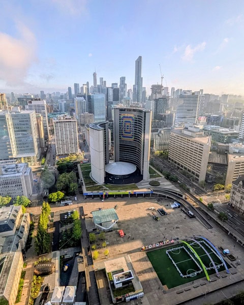 Nathan Phillips square in Toronto